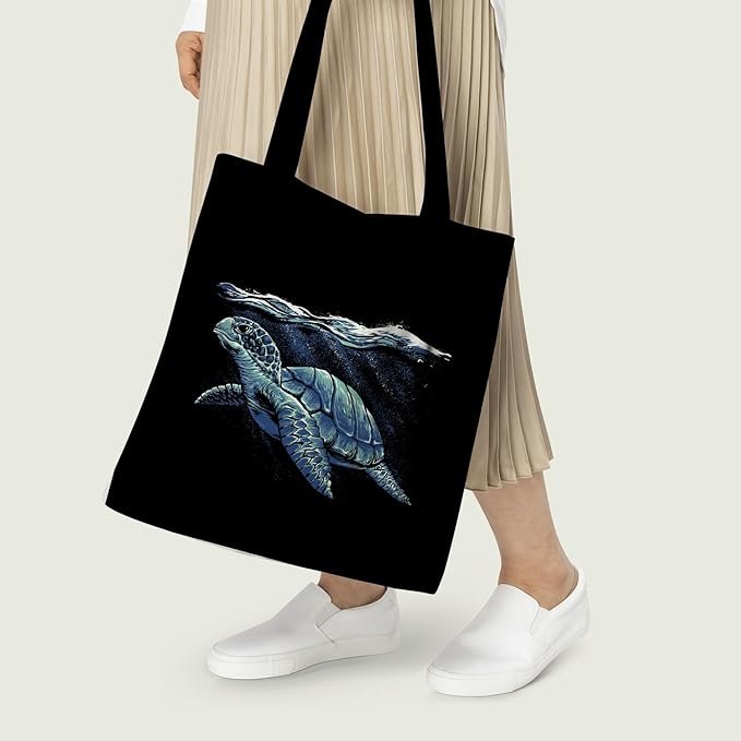 The Purple Tree Ocean Theme Tote Bags For Women - Image 5
