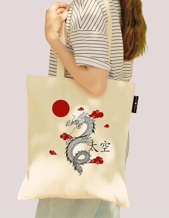 Japanese theme Printed Tote Bag - Image 5