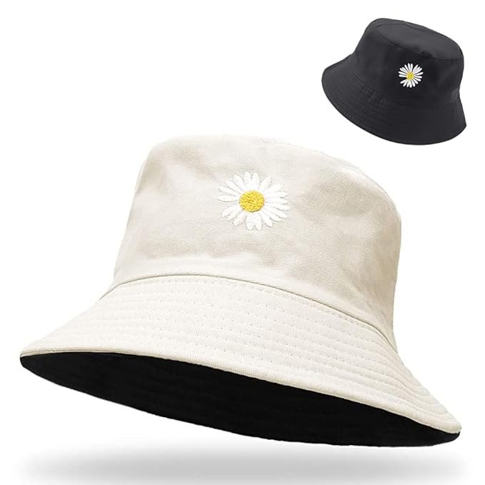 PALAY Women Bucket Hat Foldable Cotton Sun Beach Hat