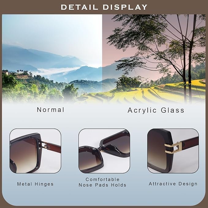 HASHTAG EYEWEAR Full Rim Sunglass - Image 3